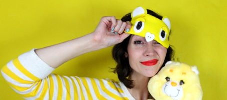 DIY Care Bear Sleeping Eye Mask