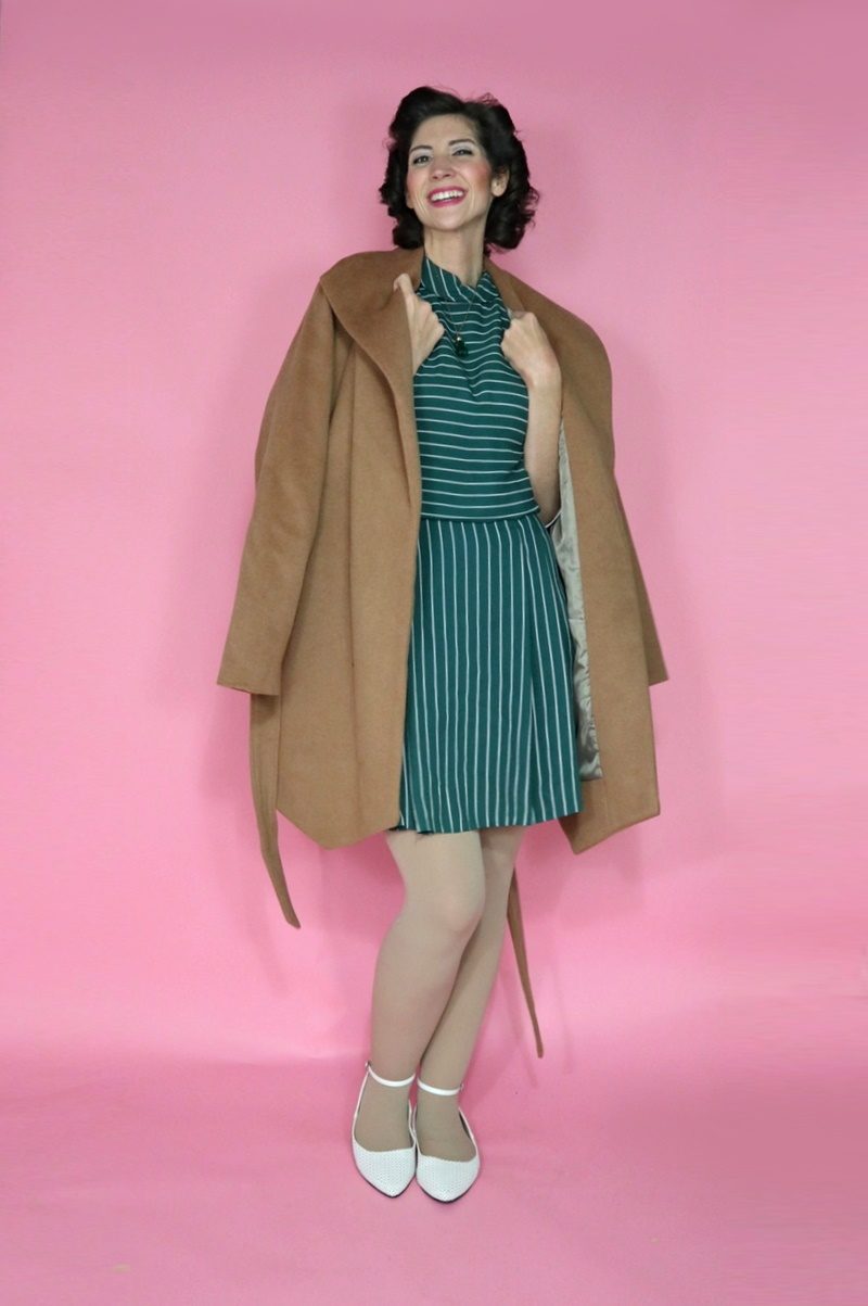 the outfit repeater hannah rupp vintage 1940s style thrifted dress arsenic and old lace