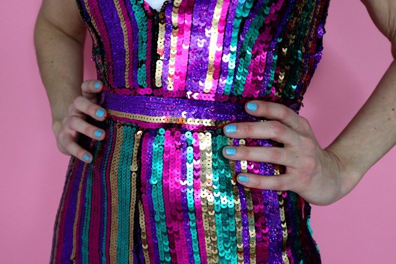 holiday trend new years eve sequin jumpsuit hannah rupp the outfit repeater asos party