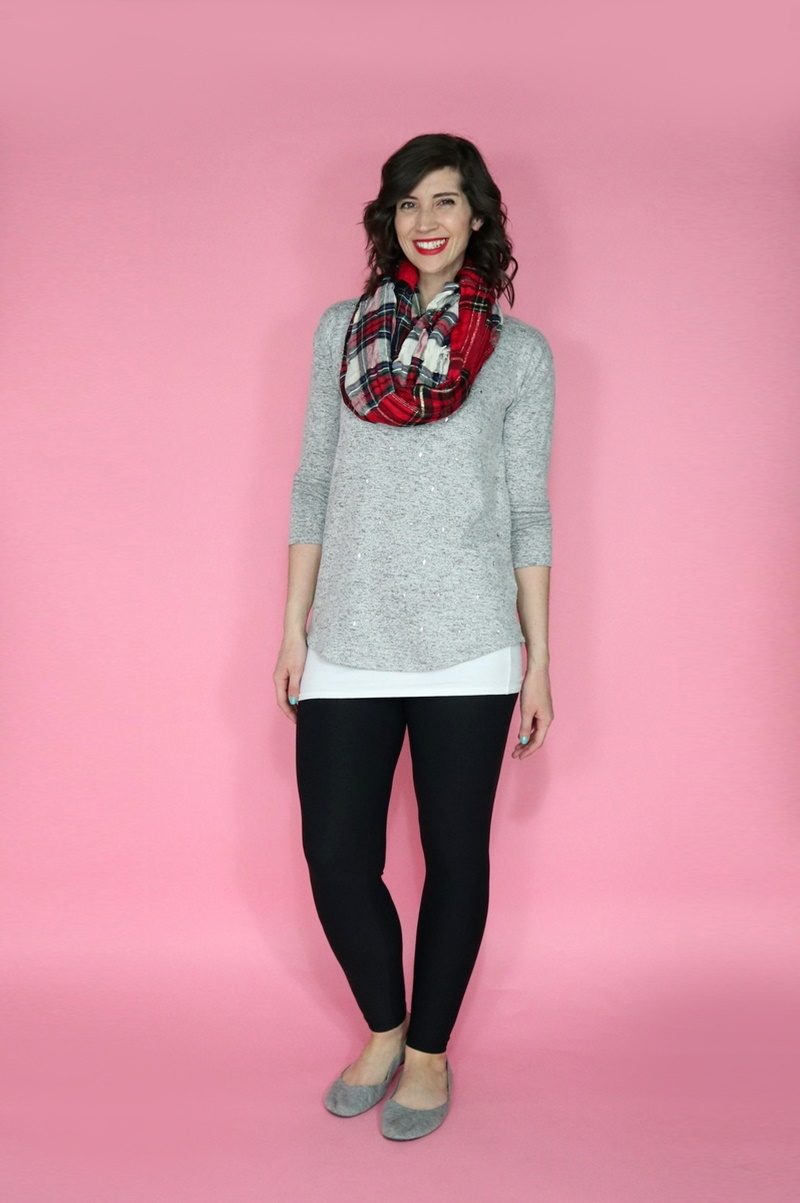 Wearing Leggings For One Week | 7 Unique Outfits | theoutfitrepeater.com 7 legging outfits ideas fashion challenge hannah rupp maurices