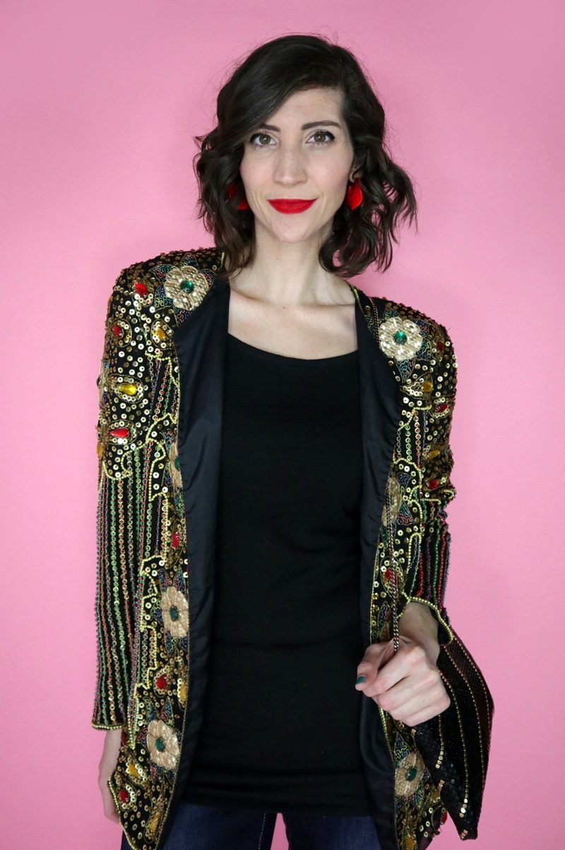 winter evening night award show outfit 2019 hannah rupp the outfit repeater