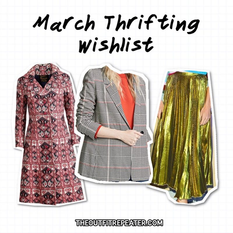 february thrift haul video goodwill hannah rupp the outfit repeater