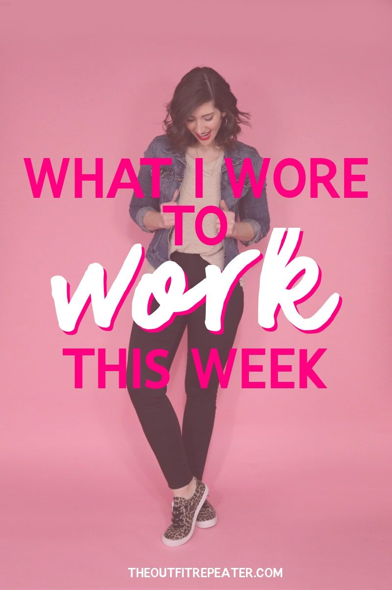 What I Wore To Work This Week maurices spring march 2019 hannah rupp outfit repeater