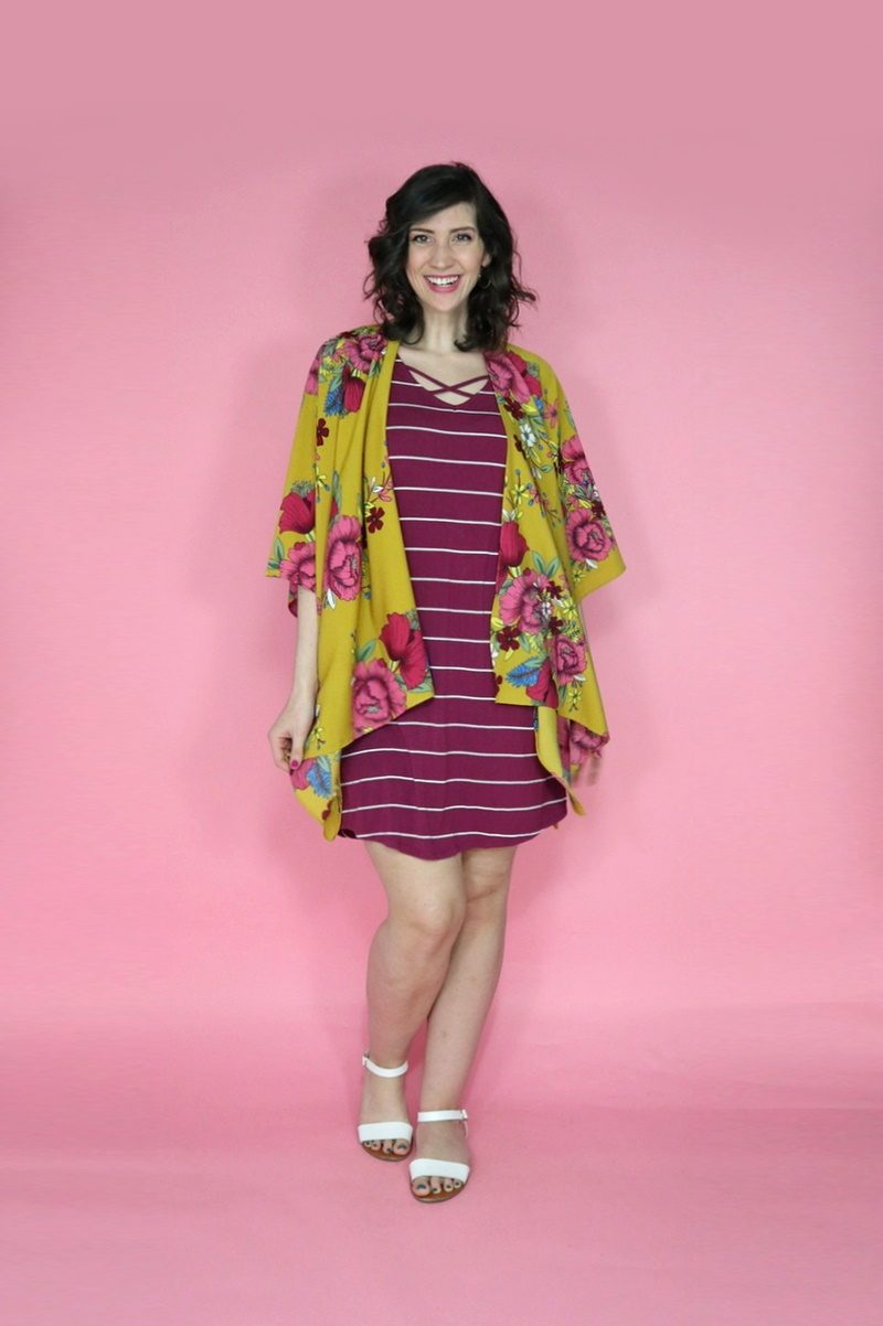 maurices work outfits spring 2019 kimono inspiration hannah rupp