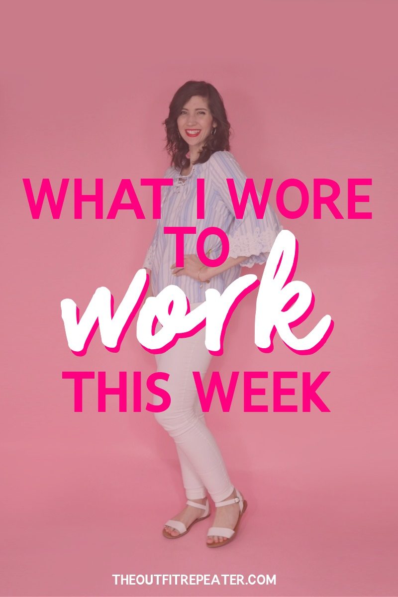 What I Wore To Work This Week | Hello Summer Styles! | theoutfitrepeater.com hannah rupp blog maurices stylist summer outfits creative work