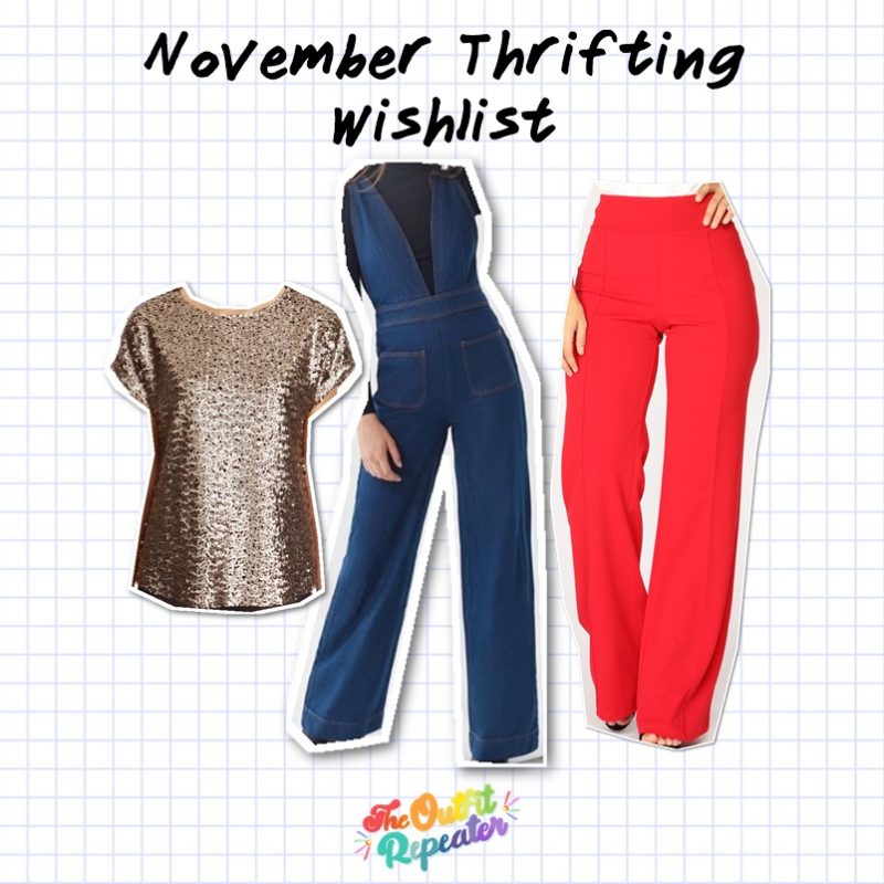 october 2019 monthly thrift haul video thrifting goodwill hannah rupp the outfit repeater