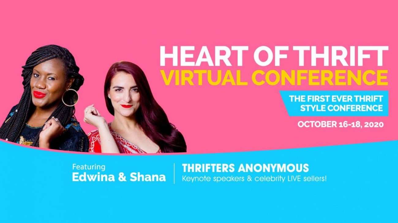 promotional image for The First Heart of Thrift Conference 2020