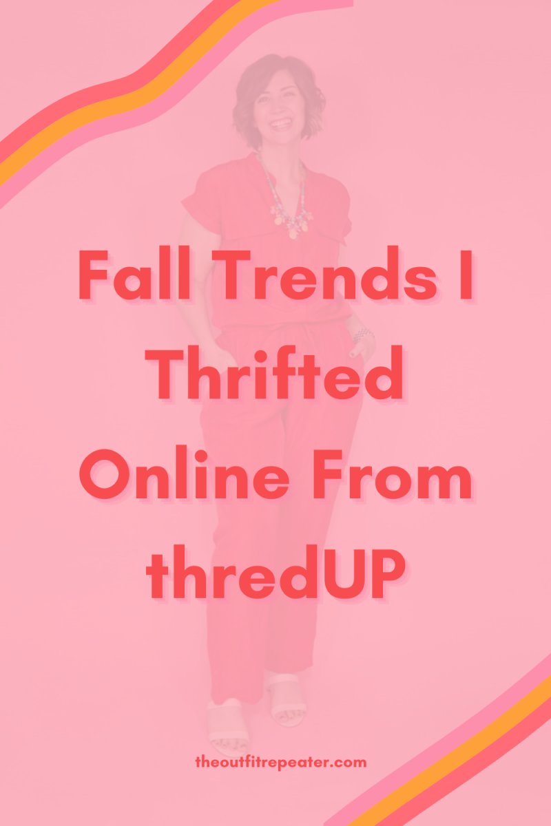 Fall thredUP Thrift Haul | www.theoutfitrepeater.com
