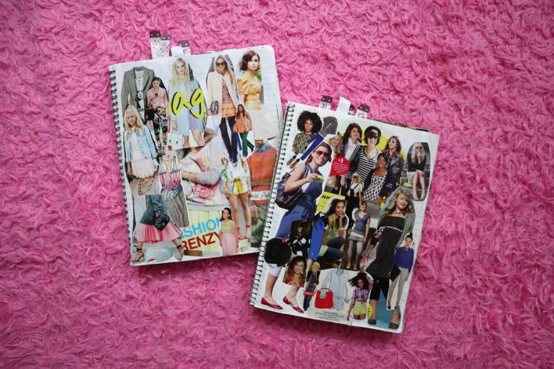 TikTok Outfit Challenge: My Followers Pick My Outfit For 1 Week | theoutfitrepeater.com outfit inspiration notebooks on a furry pink rug