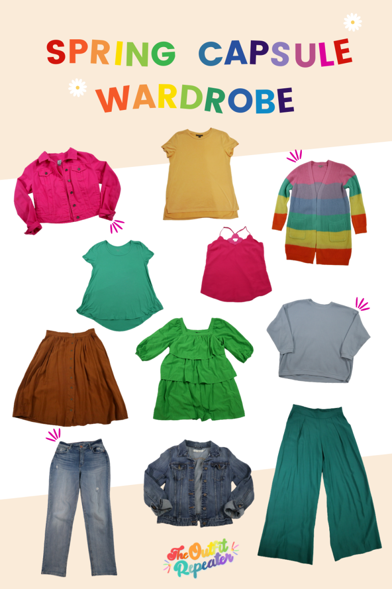 A Colorful (And Thrifted!) Spring Capsule Wardrobe | www.theoutfitrepeater.com A Colorful (And Thrifted!) Spring Capsule Wardrobe