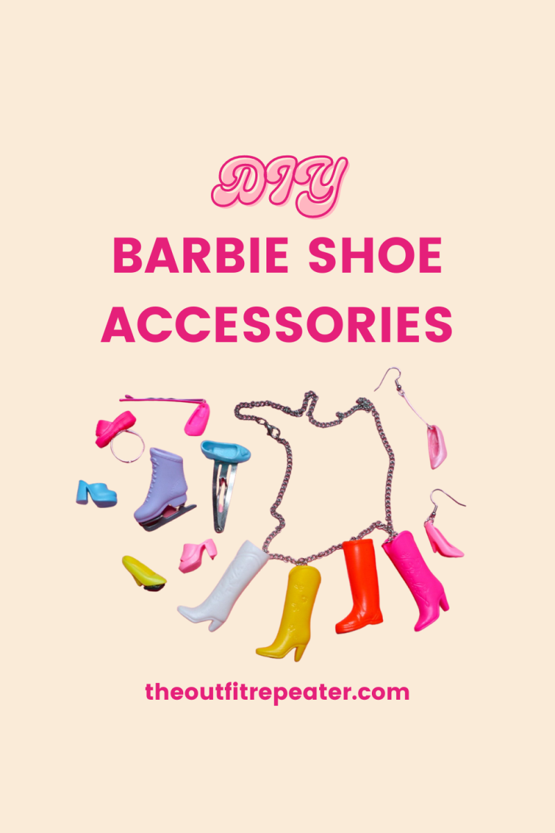 8 Simple Barbie Shoe Jewelry & Accessories You Can Make At Home! | www.theoutfitrepeater.com 8 Simple Barbie Shoe Jewelry & Accessories You Can Make At Home