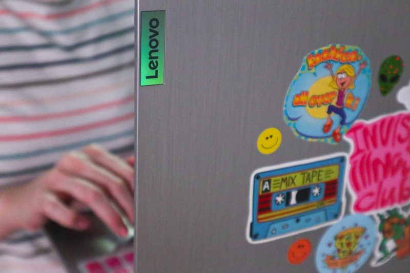 Where To Find Size-Inclusive Slow Fashion (That Isn't Boring!) | theoutfitrepeater.com Where To Find Size-Inclusive Slow Fashion (That Isn't Boring!) photo of a silver laptop covered in stickers