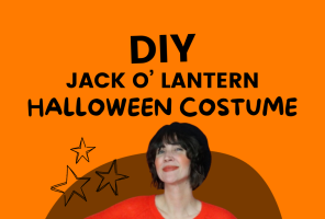 A DIY Jack-o’-Lantern Halloween Costume