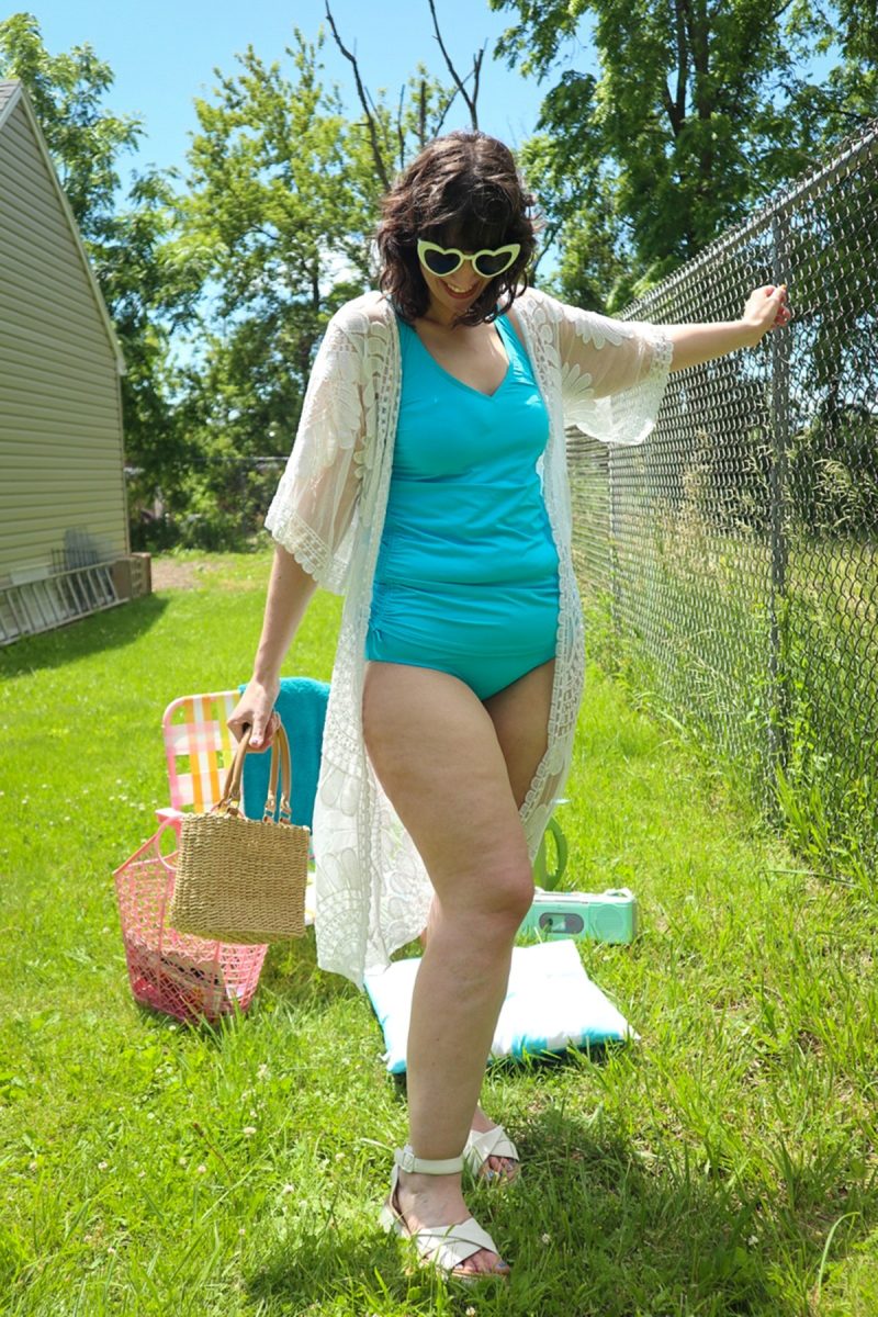 The Dream Thrifted Swimsuit I Scored for under $10 - And How I Styled It! | theoutfitrepeater.com