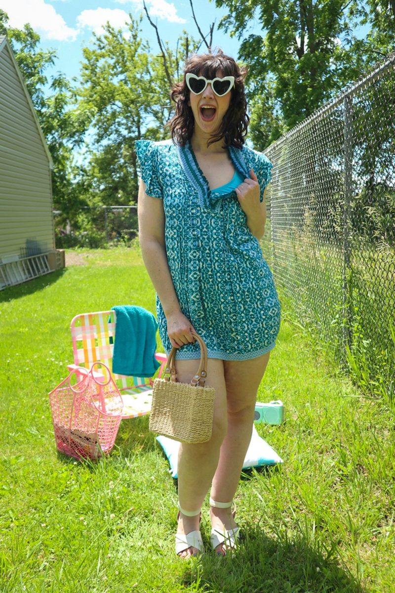 The Dream Thrifted Swimsuit I Scored for under $10 - And How I Styled It! | theoutfitrepeater.com