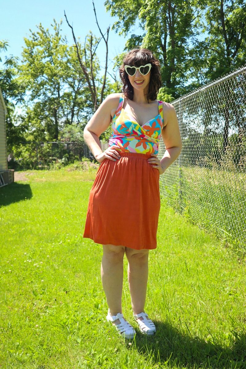 The Dream Thrifted Swimsuit I Scored for under $10 - And How I Styled It! | theoutfitrepeater.com