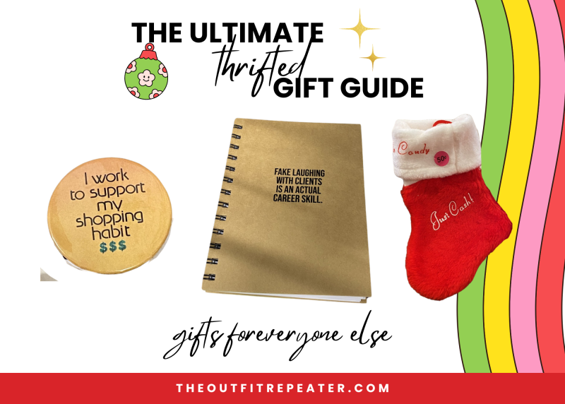 The Ultimate Thrifted Gift Guide | www.theoutfitrepeater.com