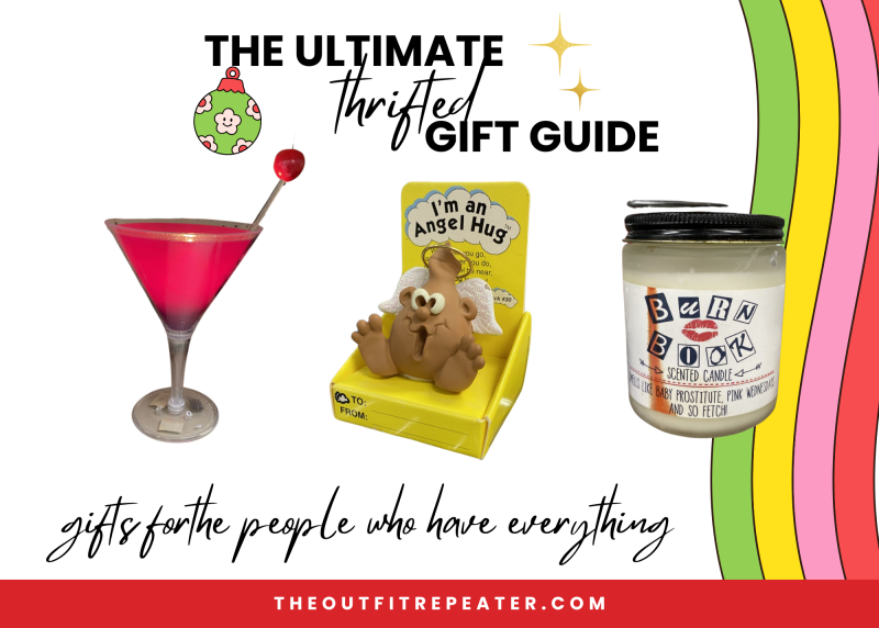 The Ultimate Thrifted Gift Guide | www.theoutfitrepeater.com